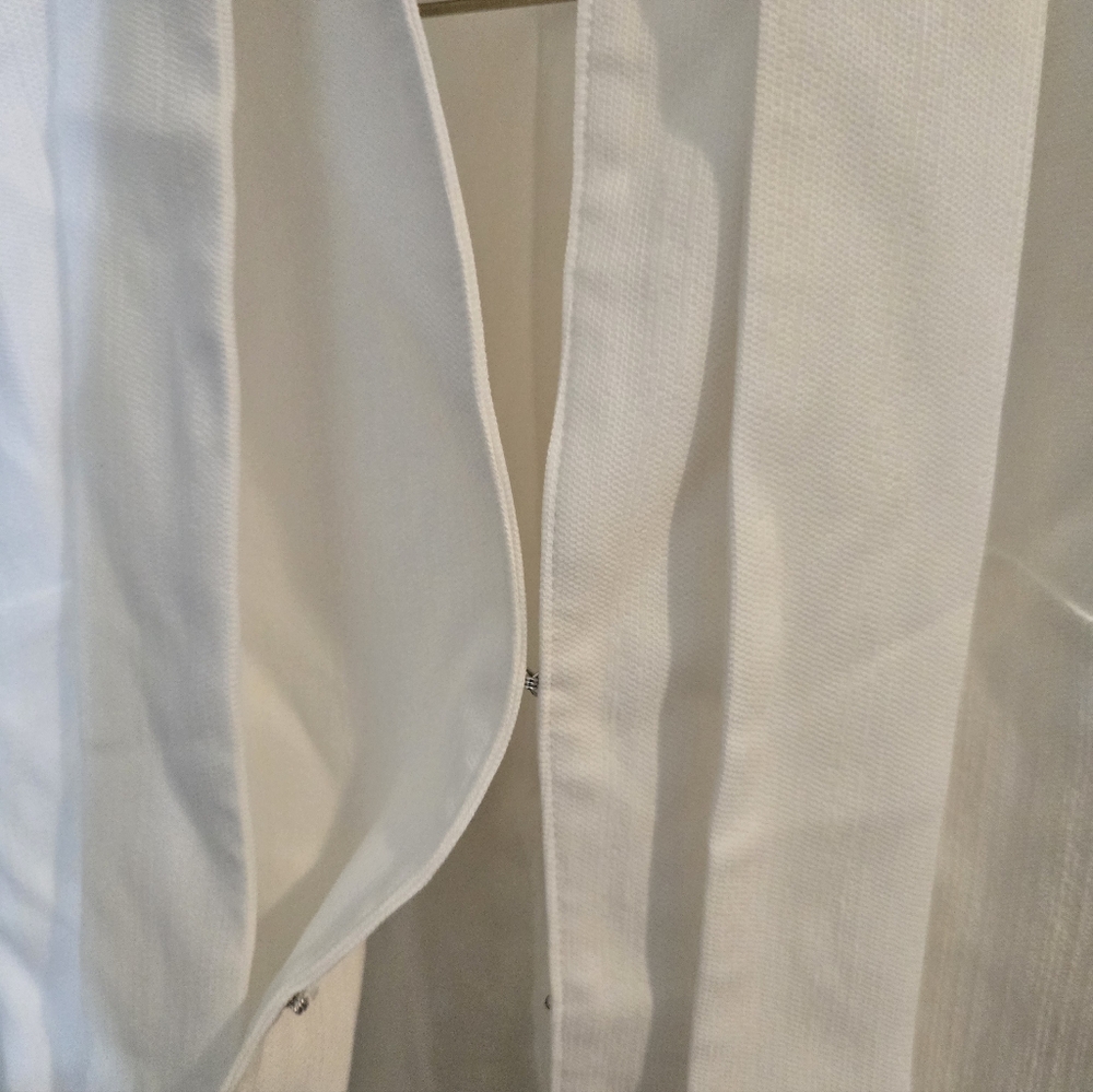 NWT Commense White Sleeveless Vest Top Blouse Tie Waist Belted Xs Old Money - Picture 9 of 10